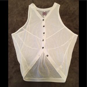 White Free People vest